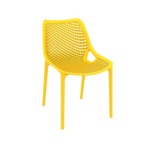 Καρέκλα Air Yellow 20-0319 50Χ60Χ82 cm Siesta Σετ 4τμχ