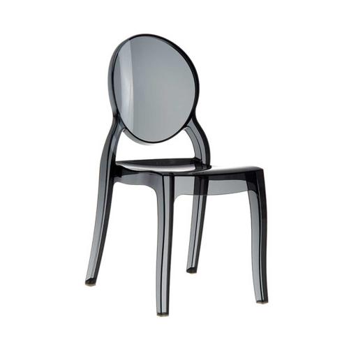 Καρέκλα Elizabeth Black 32-0018 47X50X90 cm Siesta Σετ 4τμχ