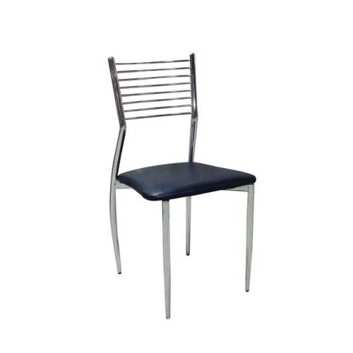 Καρέκλα Evita Black 11-1222 44X43X85 cm Σετ 6τμχ