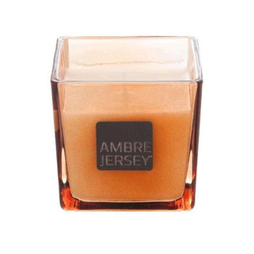 Κερί Αρωματικό Σε Ποτήρι Amber 07.148155 8x8x8cm Orange