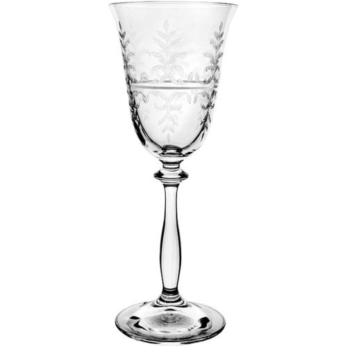 Ποτήρι Κολωνάτο Κρασιού Angela CLX406029410 185ml Clear Από Κρύσταλλο Βοημίας