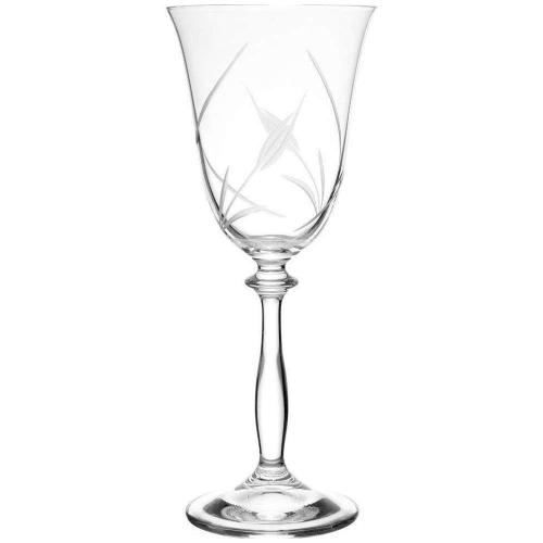 Ποτήρι Κολωνάτο Νερού Calla-Angela CLX40600061 250ml Clear Από Κρύσταλλο Βοημίας