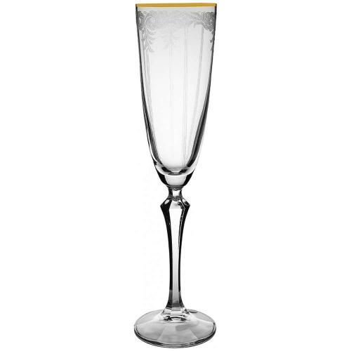 Ποτήρι Κολωνάτο Ούζου Elisabeth CLX08890024 200ml Clear Από Κρύσταλλο Βοημίας