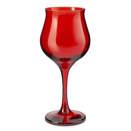 Ποτήρι Κρασιού Wavy (Σετ 6Τμχ) PB44025800 305ml Red Pasabahce
