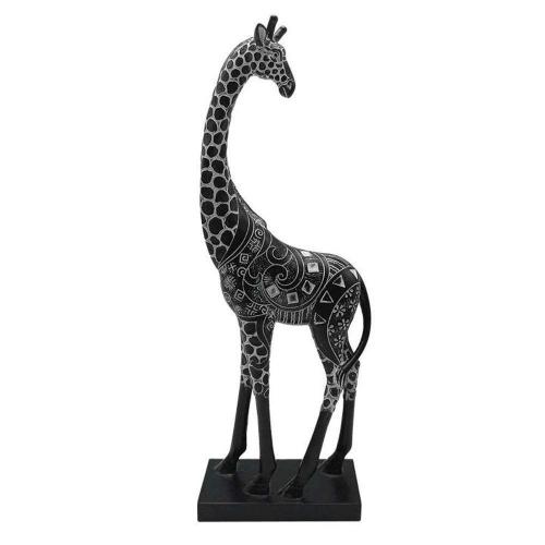 Διακοσμητικό Αντικείμενο Επιτραπέζιο Giraffe 279-223-223 15x8x43cm Black-White