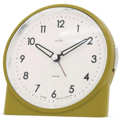 Ρολόι Επιτραπέζιο - Ξυπνητήρι Arlo ACCTIM16375 11,5x11,5x7m Mustard-White Acctim