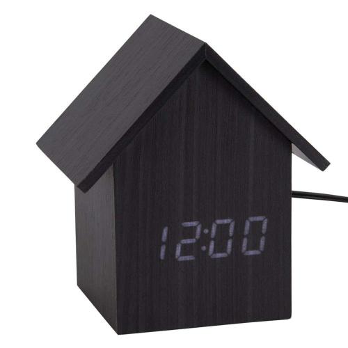 Ρολόι Επιτραπέζιο - Ξυπνητήρι House KA5932BK Led 9,7x7,3x10,8cm Black Karlsson