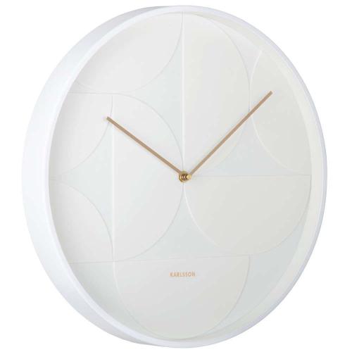 Ρολόι Τοίχου Echelon KA5948WH Φ40x4,5cm White Karlsson