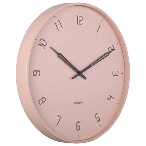 Ρολόι Τοίχου Stark KA5950PI Φ40x4,5cm Faded Pink Karlsson