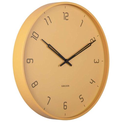 Ρολόι Τοίχου Stark KA5950YE Φ40x4,5cm Honey Brown Karlsson