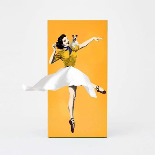 Κουτί Για Χαρτομάντηλα Up Girl PA468.O 25,5x13x7,8cm Yellow