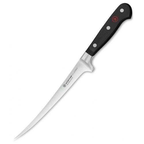 Μαχαίρι Φιλεταρίσματος Ψαριού Flexible Classic 1040103818 18cm Black Wusthof