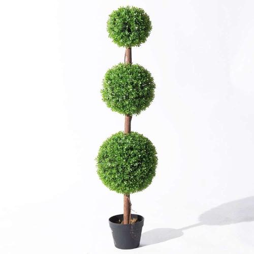 Τεχνητό Δέντρο Πυξάρι Τριπλό 5680-6 120cm Green Supergreens