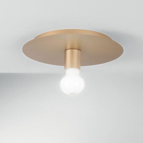 Φωτιστικό Οροφής - Πλαφονιέρα I-Strike-PL1-Oro E27 86x25cm Gold Luce Ambiente Design