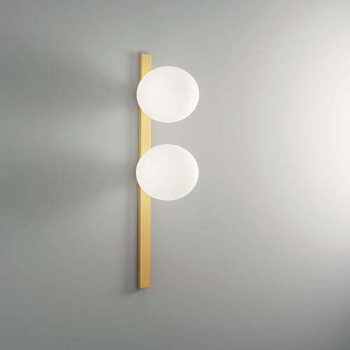 Φωτιστικό Τοίχου - Απλίκα I-Enoire-AP2-Oro E14 60x14cm Gold Luce Ambiente Design