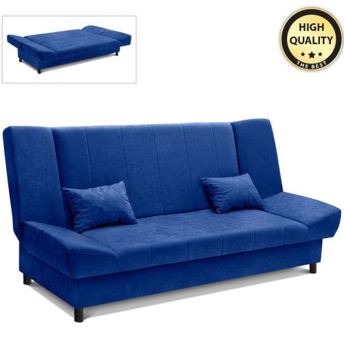 Kαναπές - Κρεβάτι Με Αποθηκευτικό Χώρο Tiko Plus 0096466 200x90x96cm Blue