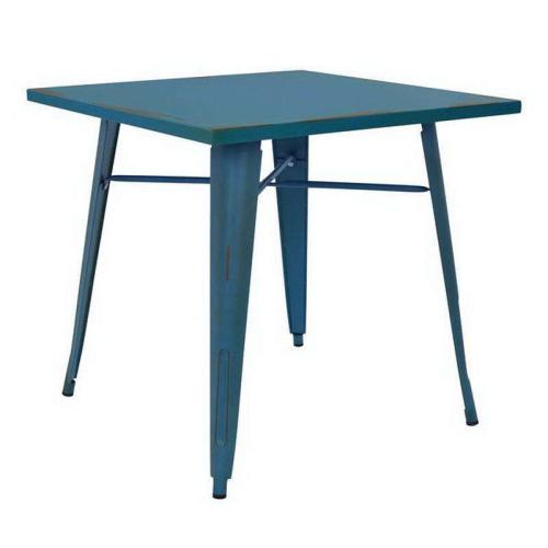 Τραπέζι HM0608.88 Μπλε 80x80x76cm