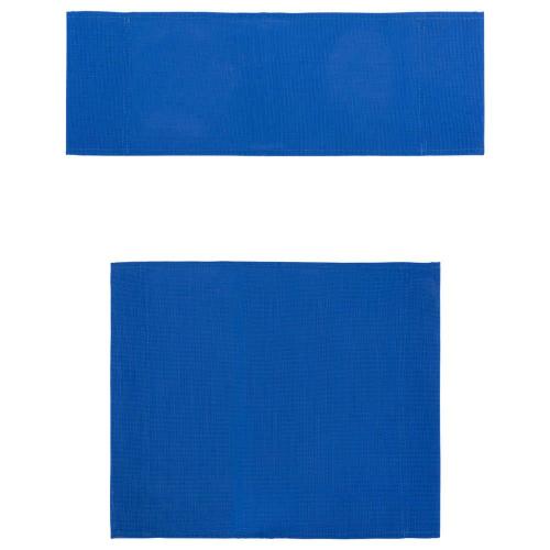 Μαξιλάρι Καρέκλας Σκηνοθέτη Νάξος HM11252.01 Διαιρούμενο 45,5x38cm&55,5x19cm Blue