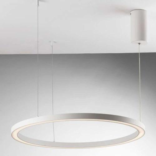 Φωτιστικό Οροφής Hoop LED-HOOP-S80-BCO 40W Led Φ80cm 150cm White Luce Ambiente Design