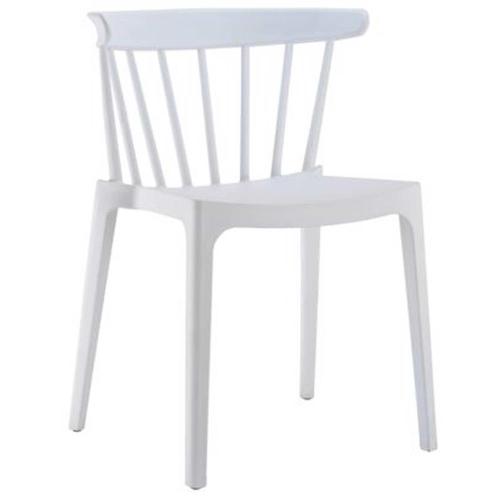 Καρέκλα West Ε372,1 Pp-Uv Λευκό Σετ 4τμχ