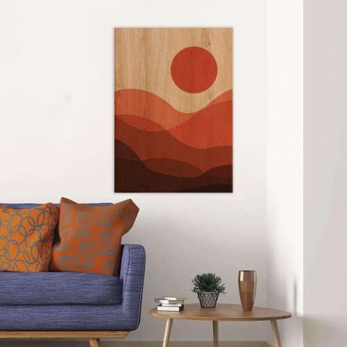 Πίνακας Desert Sunset L 21665 67x47x0,6cm Multi Ango