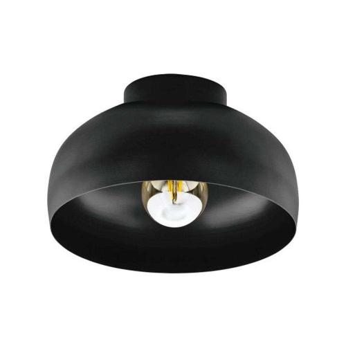 Φωτιστικό Οροφής-Πλαφονιέρα Mogano-2 900553 28x17,5cm 1xE27 40W Black Eglo