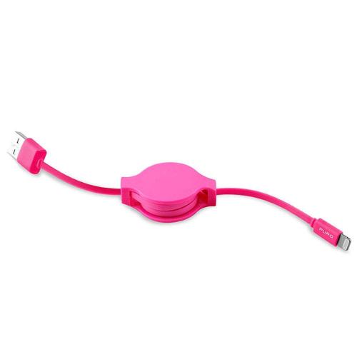 Καλώδιο Φόρτισης και Μεταφοράς Δεδομένων Micro USB CMICRORTICONPNK Pink Puro