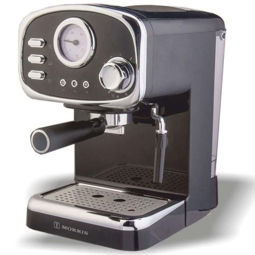 Καφετιέρα Espresso Retro R20822EMK 20x28x30cm 1,25lt 1100W 20Bar Black Morris