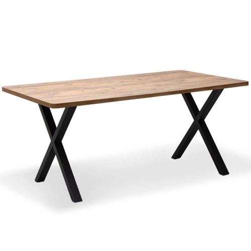 Τραπέζι Jeremy 0212172 140x80x75cm Natural-Black