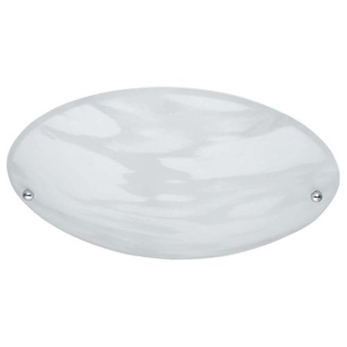 Φωτιστικό Οροφής - Πλαφονιέρα Lana 6196011-07 1xE27 40W Φ25cm 9cm White-Silver Trio Lighting