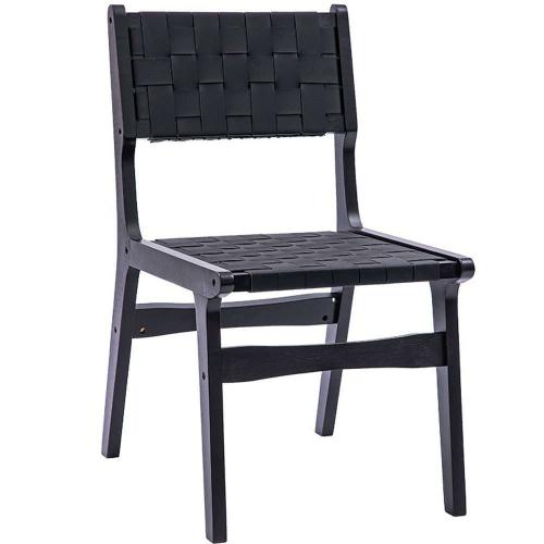 Καρέκλα Ridley 236-000008 48,5x61x87cm Black
