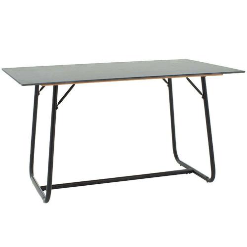 Τραπέζι Revello 101-000075 150x90x75cm Marble Black
