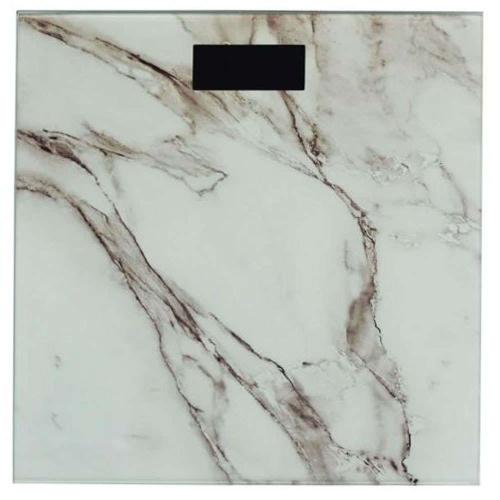 Ζυγαριά Ψηφιακή Marble 805693 30x30x2,5cm White-Brown Ankor