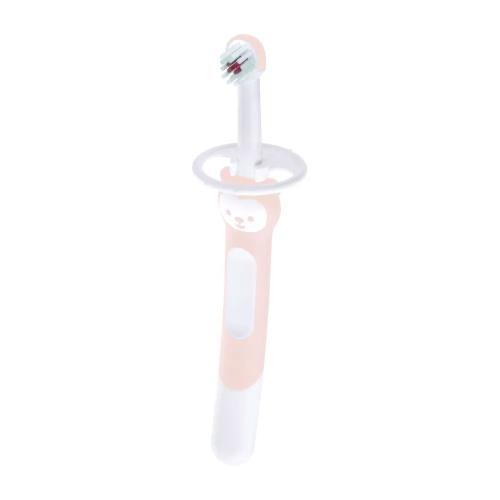 Εκπαιδευτική Οδοντόβουρτσα Με Ασπίδα Προστασίας 605G 5+ Μηνών Pink Mam