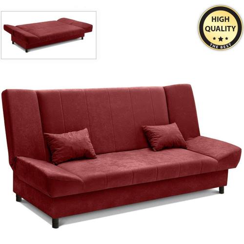 Kαναπές - Κρεβάτι Με Αποθηκευτικό Χώρο Tiko Plus 0096461 200x90x96cm Burgundy