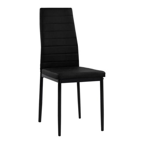 Καρέκλα Lady HM0037.12 (Σετ 4τμχ) 40x48x95cm Black