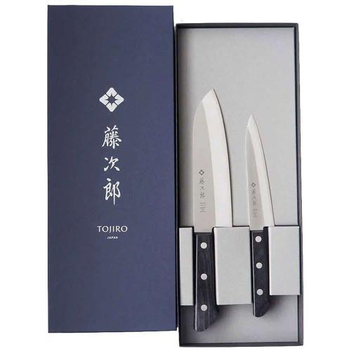 Μαχαίρια Basic (Σετ 2Τμχ) TBS-200 Black-Chrome Tojiro