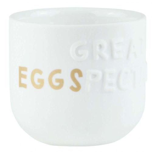 Αυγοθήκη Great Eggspectations RD0016546 Φ5x4,5cm White-Gold Raeder