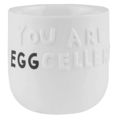 Αυγοθήκη You Are Eggcellent RD0016545 Φ5x4,5cm White-Black Raeder