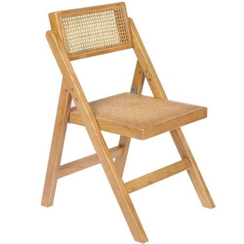 Καρέκλα Πτυσσόμενη Elm AH-MU23006 40x43x82cm Natural
