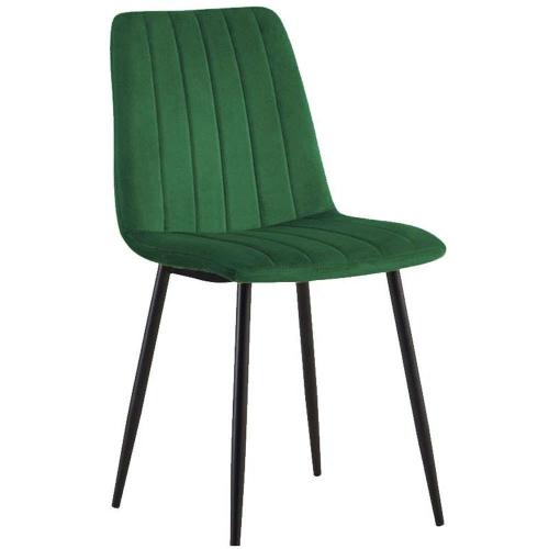 Καρέκλα Τραπεζαρίας 631-123-012 44x55x86cm Green-Black