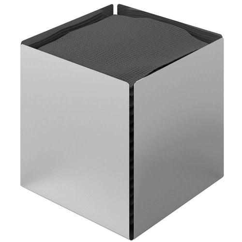 Κουτί Για Χαρτομάντηλα Κύβος 123-001 13x13x13cm Inox Pam&Co