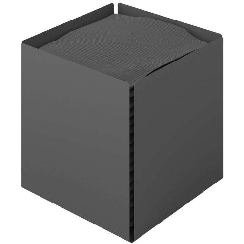 Κουτί Για Χαρτομάντηλα Κύβος 123-113 13x13x13cm Matt Anthracite Pam&Co