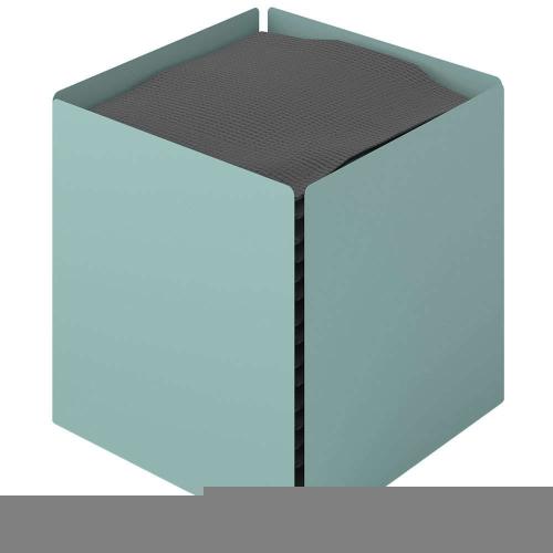 Κουτί Για Χαρτομάντηλα Κύβος 123-913 13x13x13cm Matt Turquoise Pam&Co