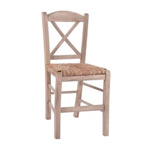 Καρέκλα Καφενείου Με Ψάθα 40,5x41,5x88 HM10371.02 Natural
