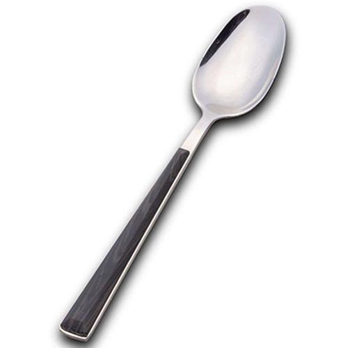Κουτάλι Φαγητού Arya 10-123-040 20,4cm Silver-Black Nava