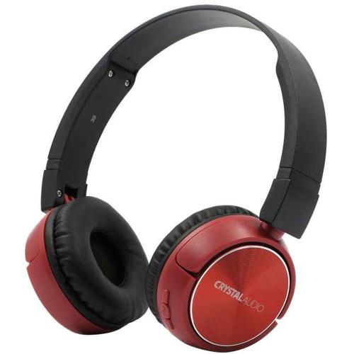 Ακουστικά Ασύρματα Foldable Over-Ear BT4-R Red Crystal Audio