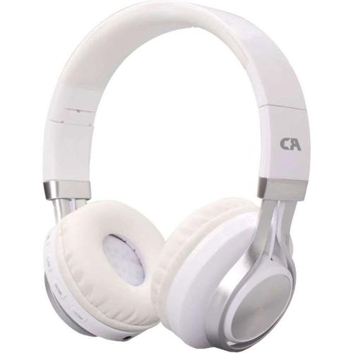 Ακουστικά Ασύρματα Over-Ear BT-01-WH White-Silver Crystal Audio