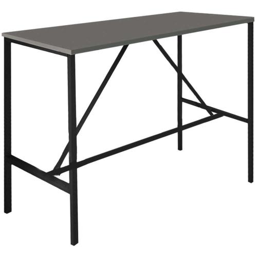 Τραπέζι Μπαρ Crego 0226171 100x45x89cm Anthracite-Black