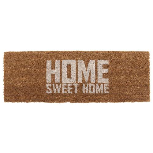Πατάκι Εισόδου Home Sweet Home PT2786WH 156x26cm White-Brown Present Time
